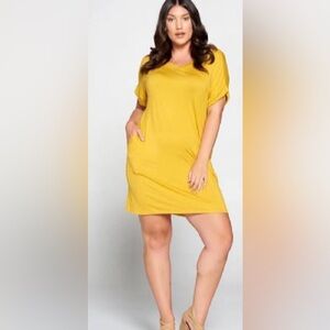 Yellow Casual Dress